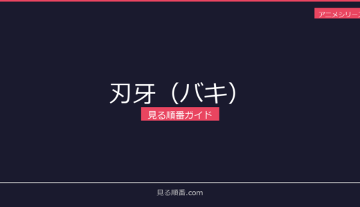 【2026年最新】刃牙（バキ）の見る順番｜初心者向け完全ガイド